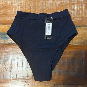 Tavik High-Waisted black Bikini Bottom (XS)